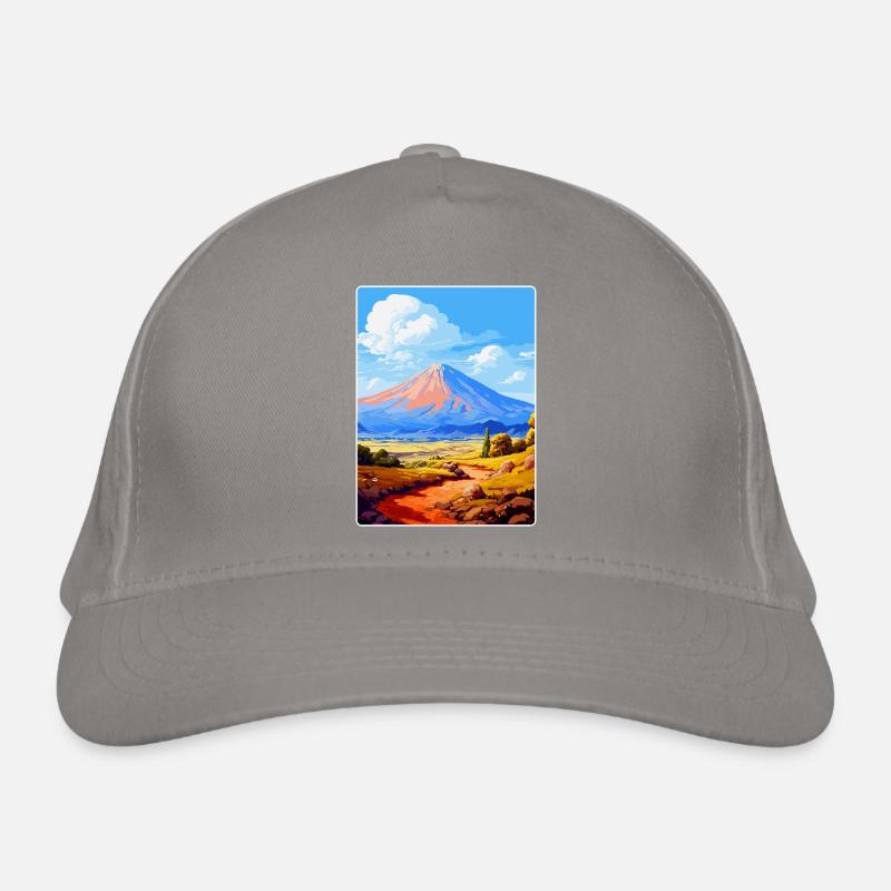 Parc national du Teide Espagne Affiche de voyage vintage Casquette classique bio
