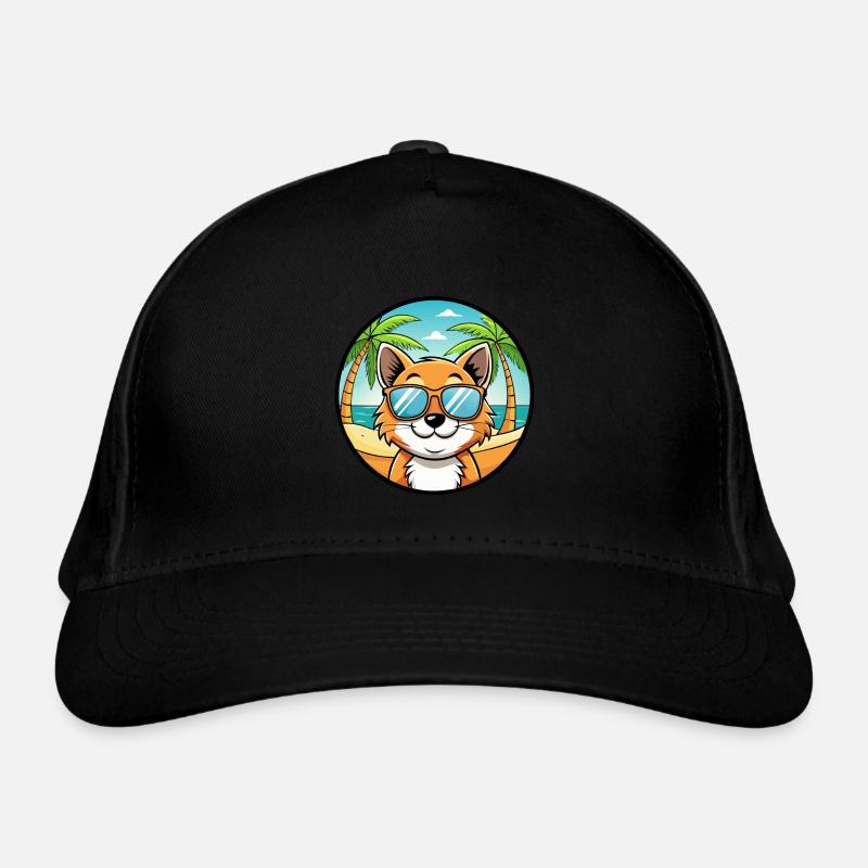 Bambino Cat Breed Cartoon Lunettes de soleil Beach Casquette classique bio