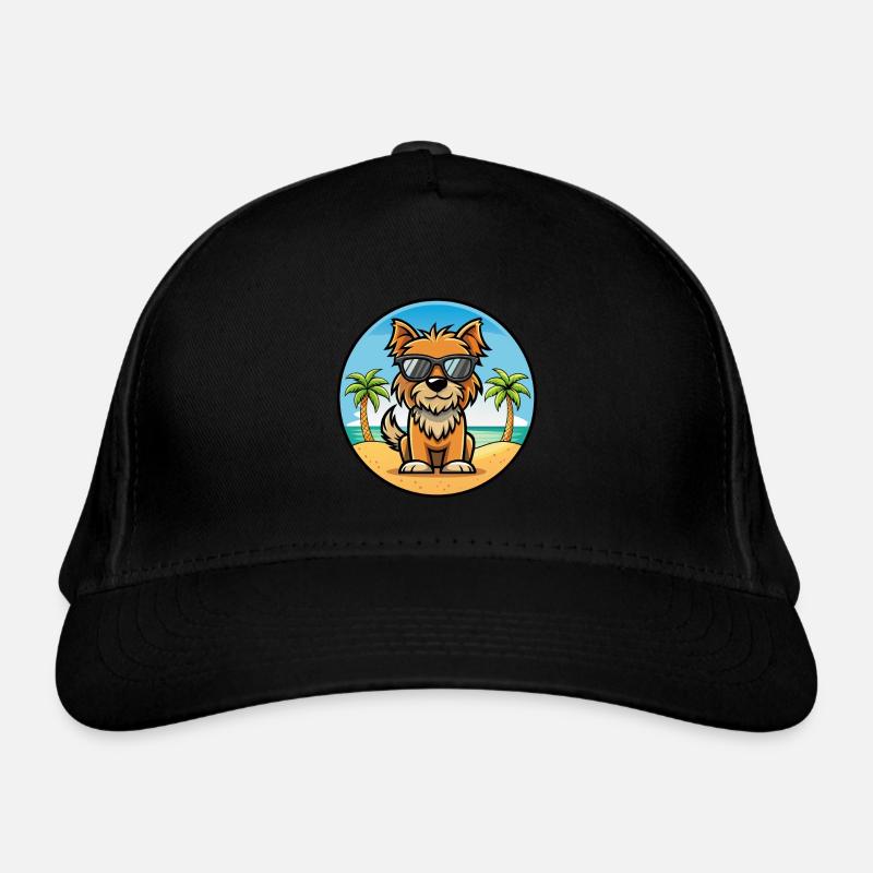 Lunettes de soleil de dessin animé de race de chien griffon belge plage Casquette classique bio