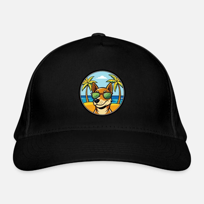 Chien de chasse tricolore serbe race de dessin animé plage Casquette classique bio