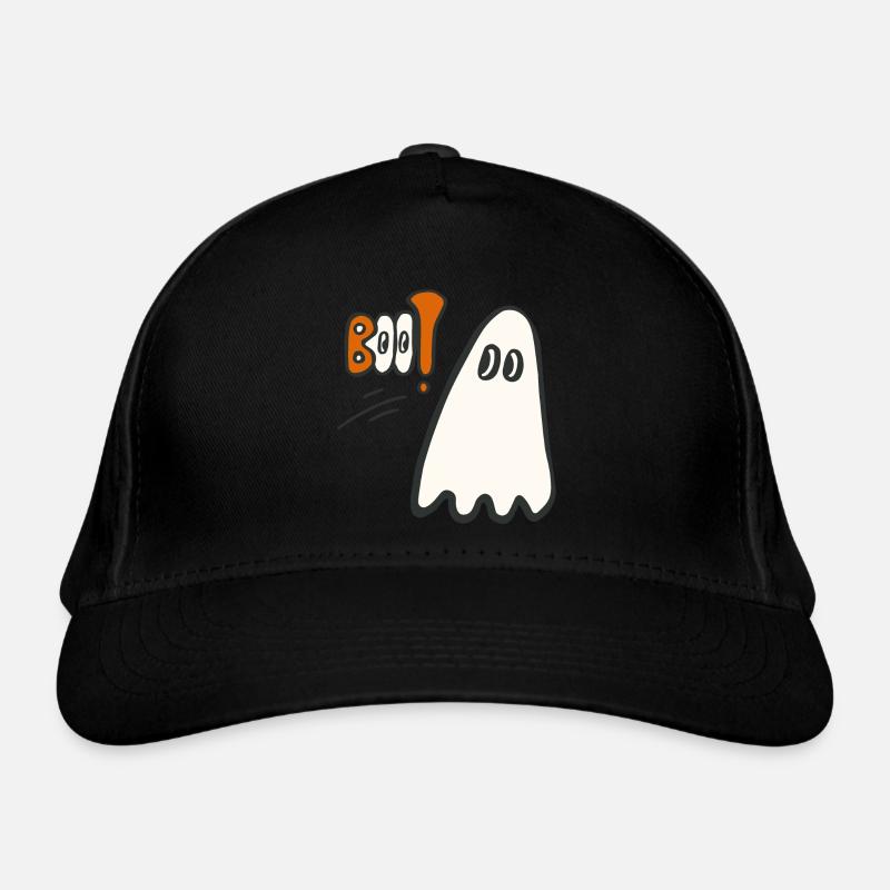 Halloween Geist - Ach du Schreck Bio-Baseballkappe