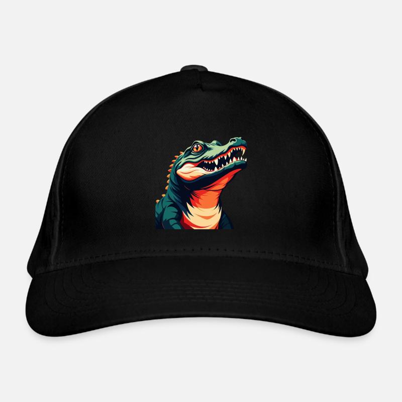 Krokodil Cartoon Figur Buntes Haustier Tier Bio-Baseballkappe