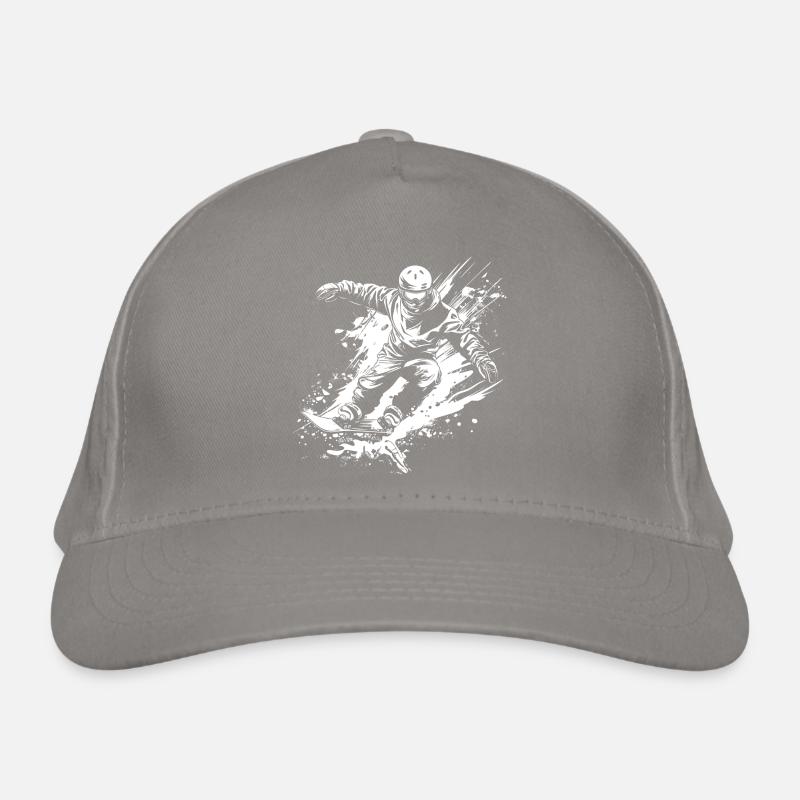 Snowboarder Bio-Baseballkappe