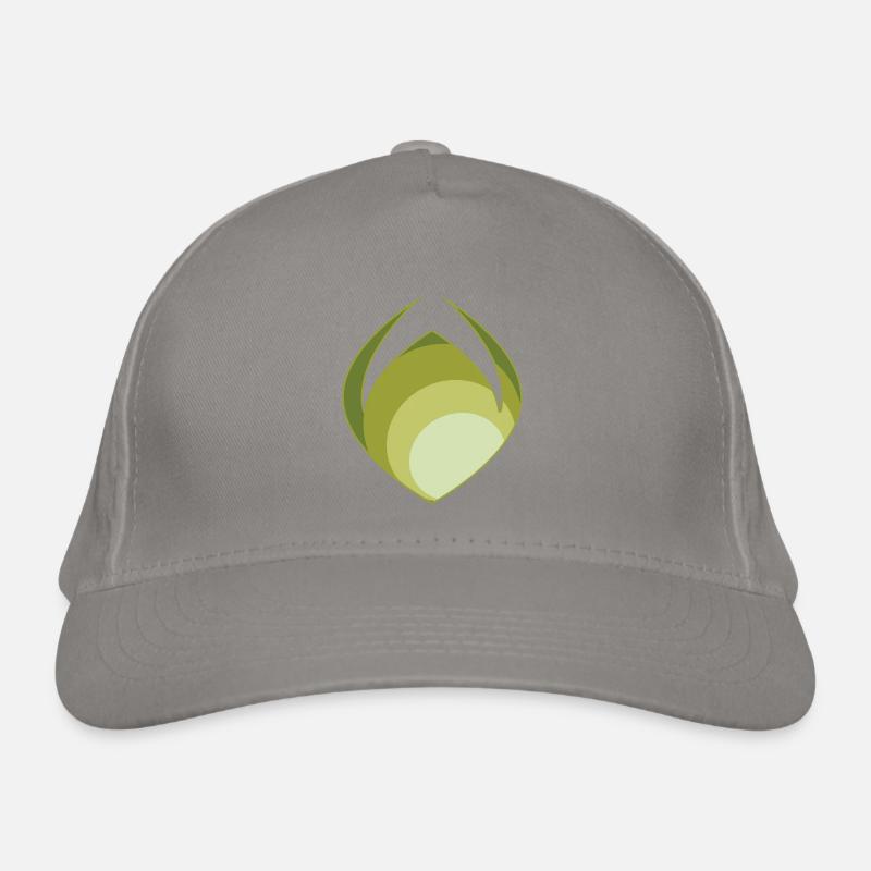 Abstraction verte Casquette classique bio
