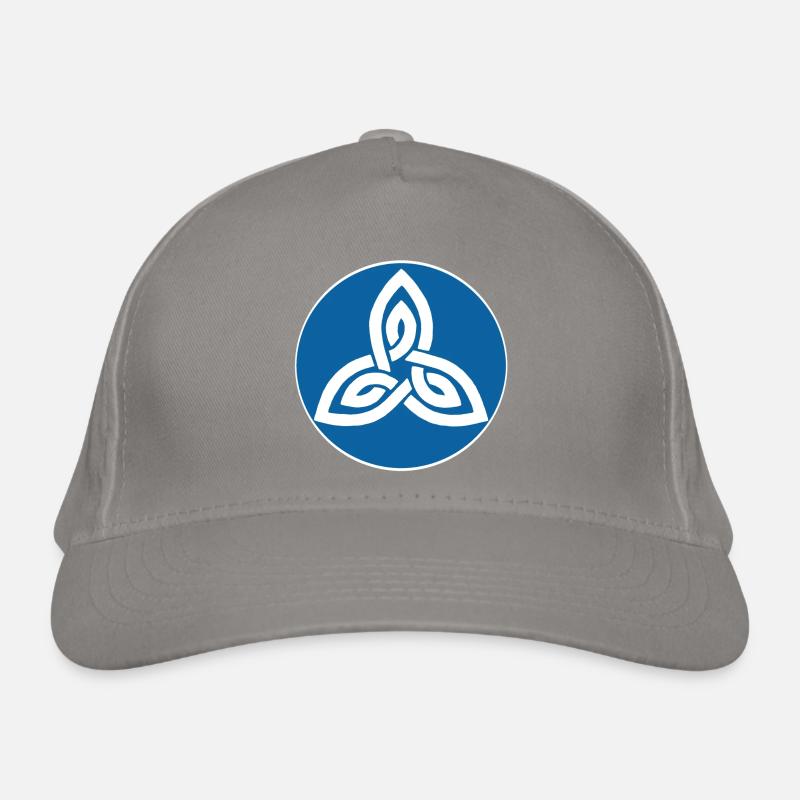 Fleur celte bleu Casquette classique bio