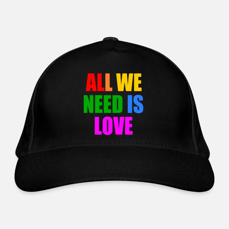 all we need is love Casquette classique bio