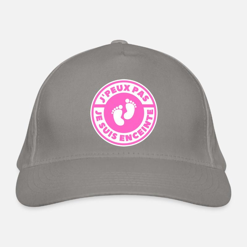 je peux pas je suis enceinte Casquette classique bio