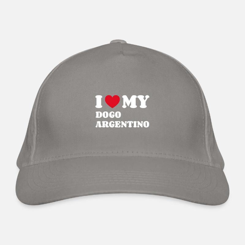 J’adore mon dogue argentin Casquette classique bio