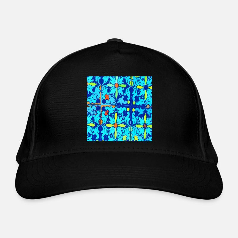 Blue ceramic Organic Baseball Cap