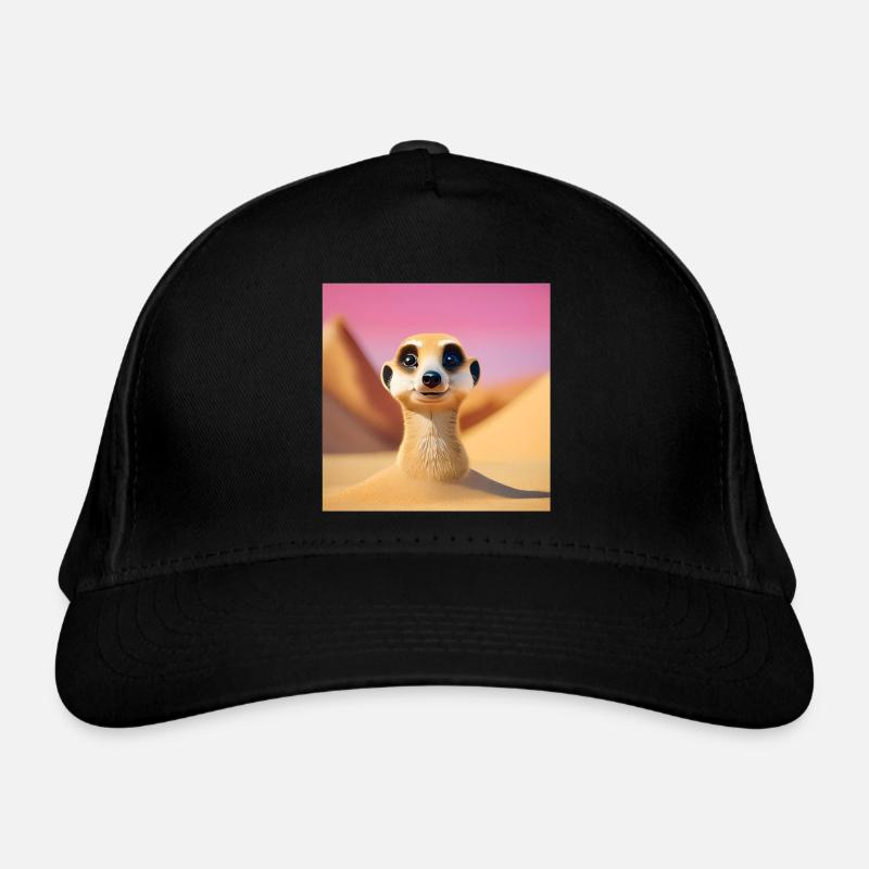 suricate, famille de suricate, suricate humour Casquette classique bio