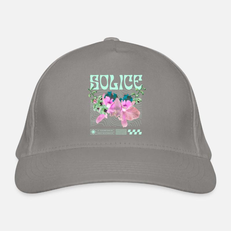 Solice – Botanische Ruhe Bio-Baseballkappe