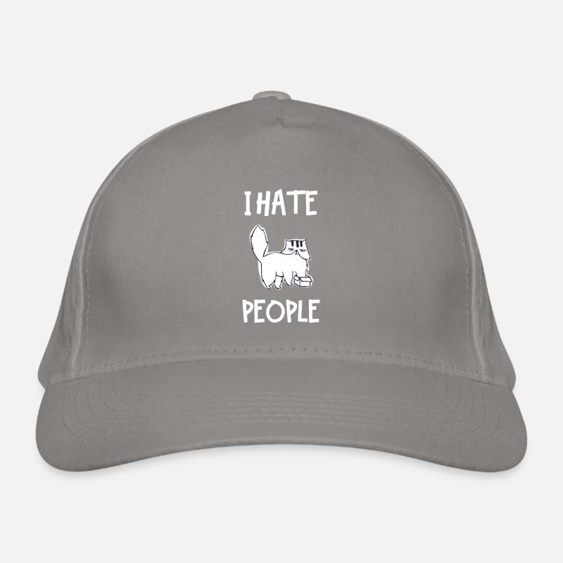 I Hate People Bio-Baseballkappe