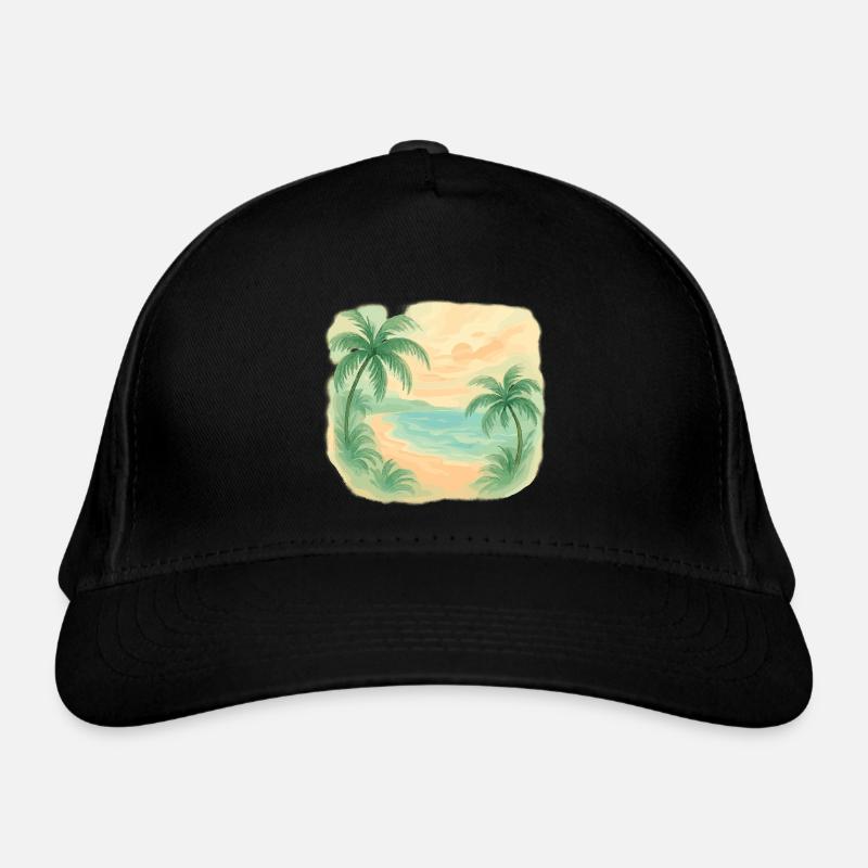 Tropical beach magic Organic Baseball Cap