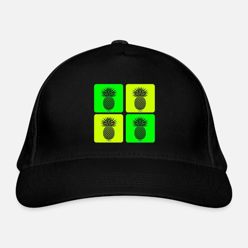 Pop Art Pineapple Organic Baseball Cap
