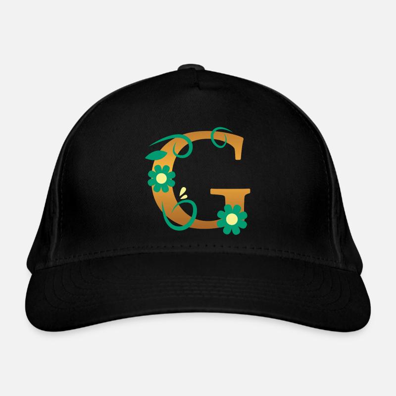 G - Organic Baseball Cap - black