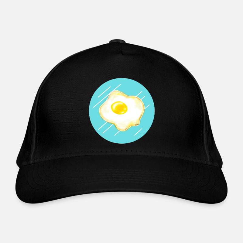 fried egg Organic Baseball Cap