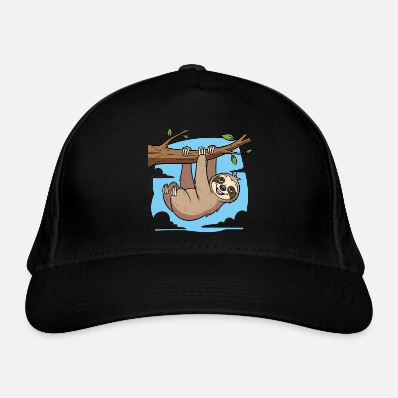 Sloth Organic Baseball Cap