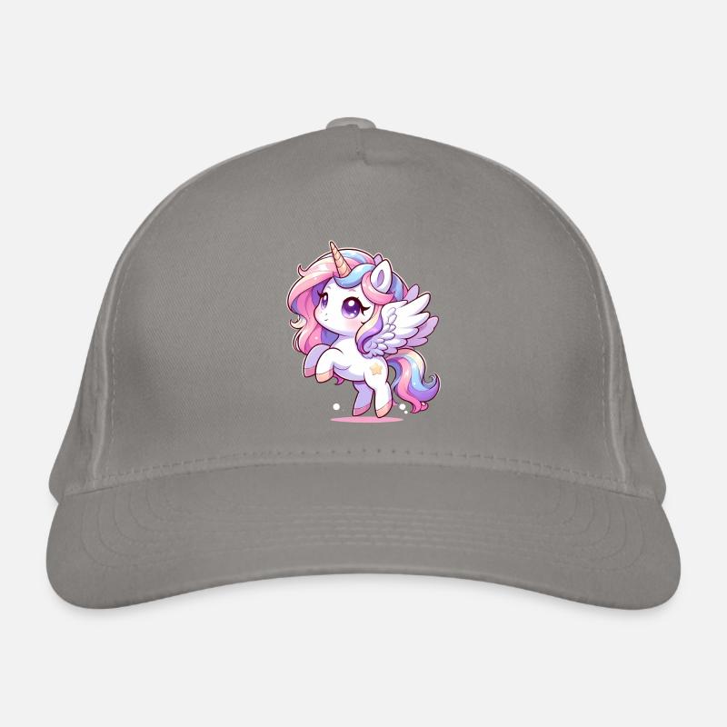 Magisches Einhorn Bio-Baseballkappe