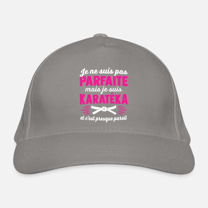 je suis karatéka  Casquette classique bio