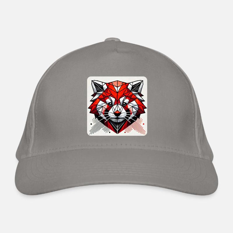 Polygone géométrique de panda roux Casquette classique bio