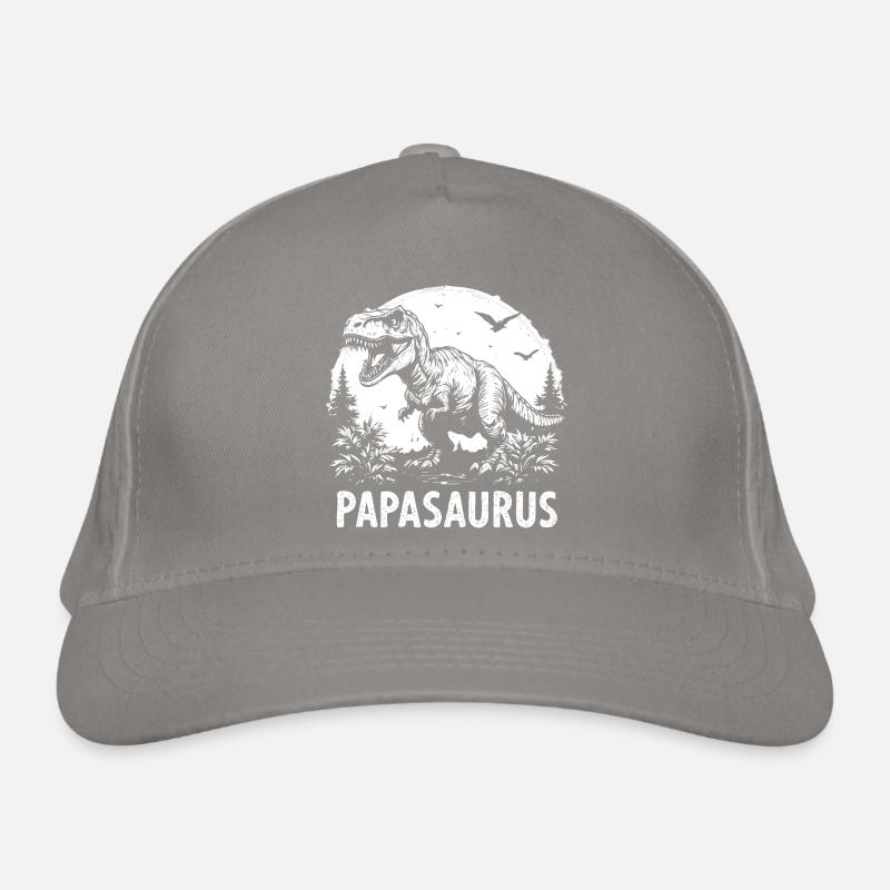 Papasaurus Bester Papa starker Vater Geschenk cool Bio-Baseballkappe