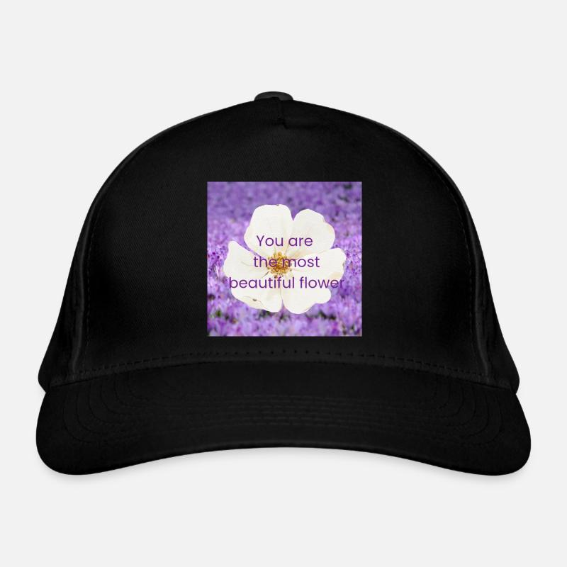 La plus belle fleur, c’est toi Casquette classique bio
