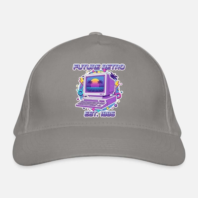 Future Retro 1985 – Conception informatique vintage Casquette classique bio