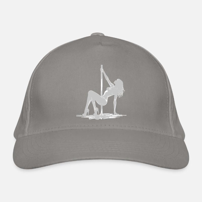 Exotic Pole Dance: Sexy Squat in High Heels Art Organic Baseball Cap