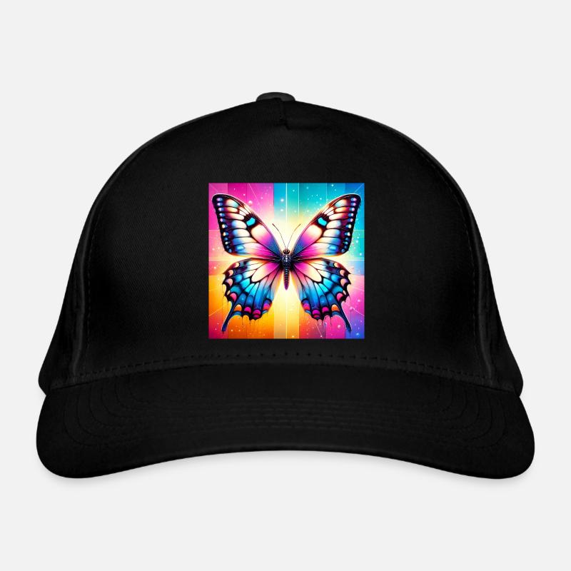 Schmetterling Bio-Baseballkappe