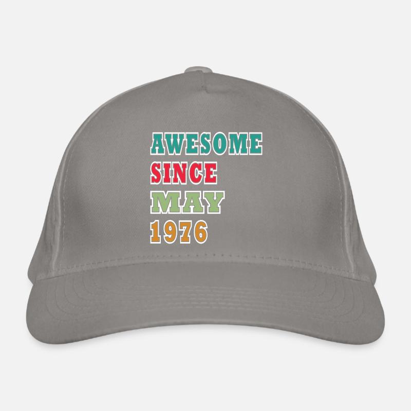 Birthday May 1976 Organic Baseball Cap