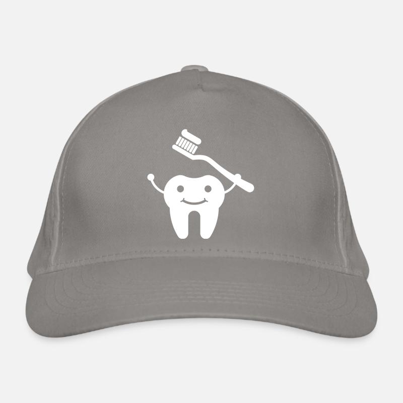 Dent avec brosse à dents Casquette classique bio