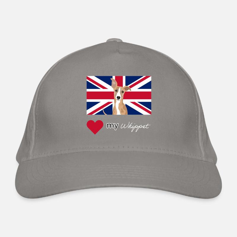 LUVMYWHIPPET (White) Organic Baseball Cap