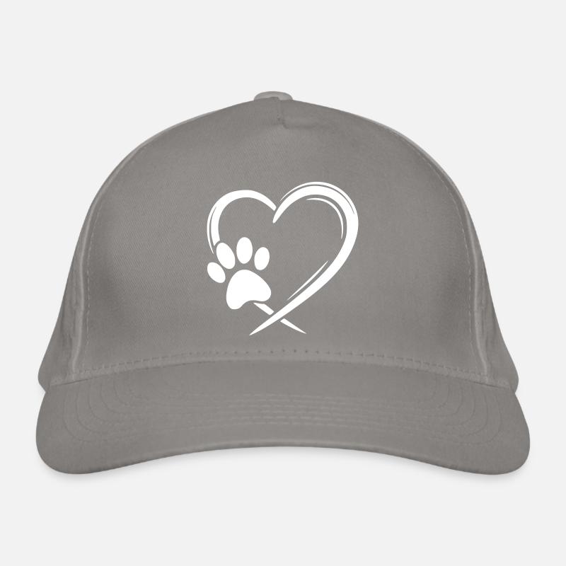 Paw Heart Organic Baseball Cap
