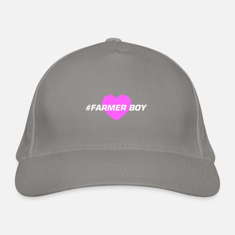 Fermier garçon coeur amour Casquette classique bio