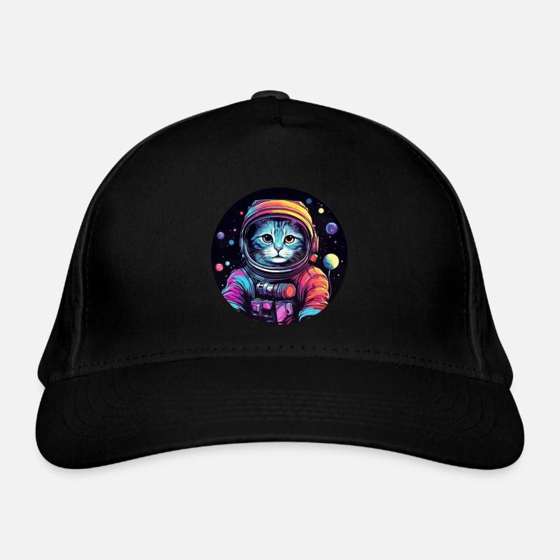 Katze Space Astronaut Bio-Baseballkappe