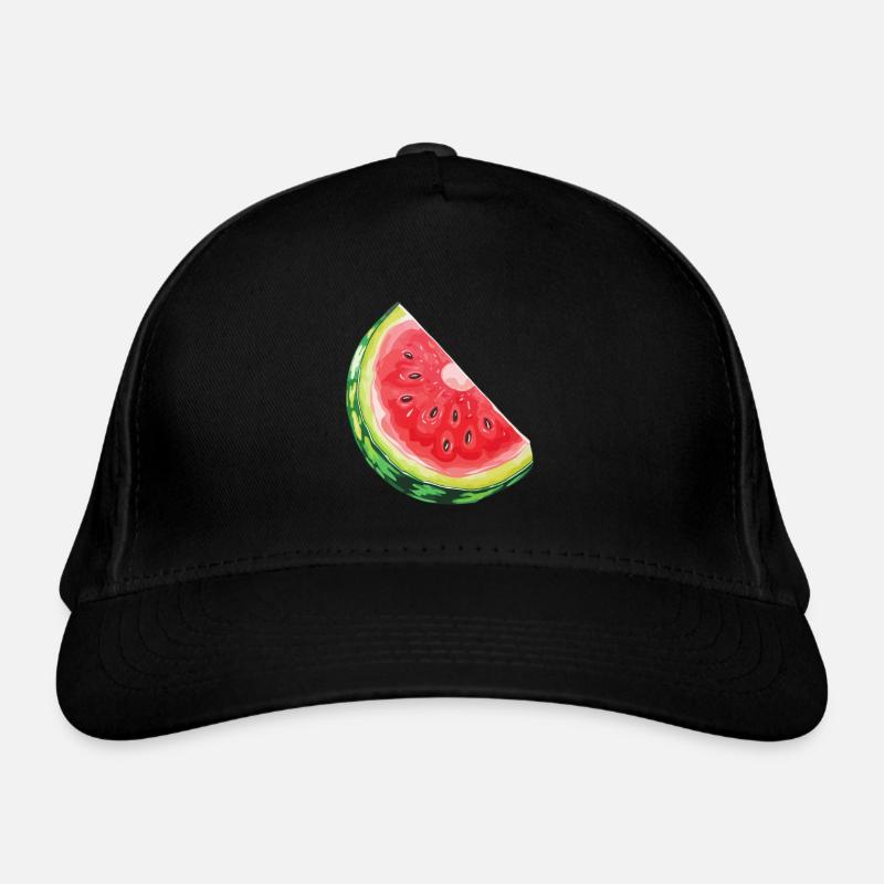 Watermelon slice quenching thirst Organic Baseball Cap