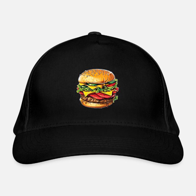 Euphorie du cheeseburger Casquette classique bio