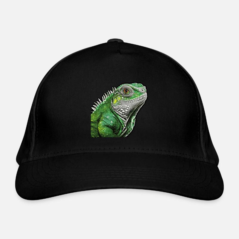 Iguana - Emerald Odyssey Organic Baseball Cap