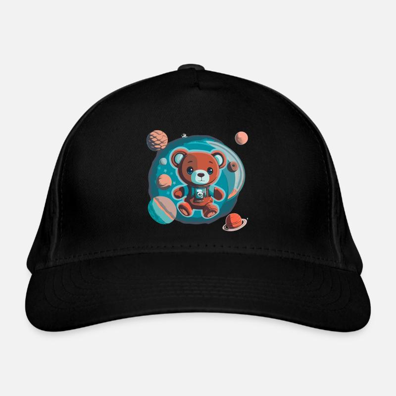 Ours en peluche explorateur de l’espace Casquette classique bio