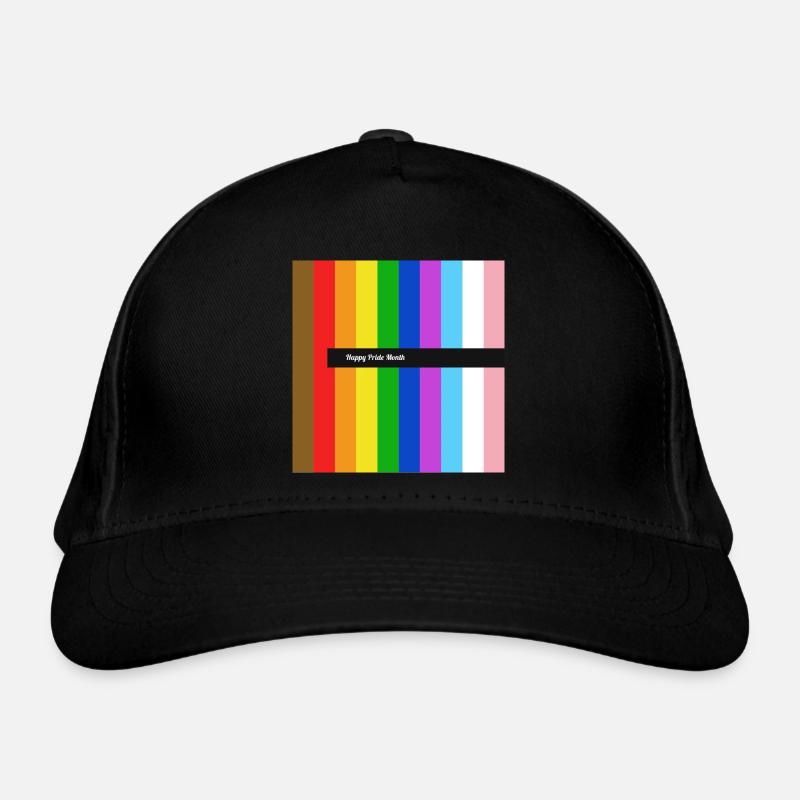 Pride Rainbow Happy Pride Bio-Baseballkappe