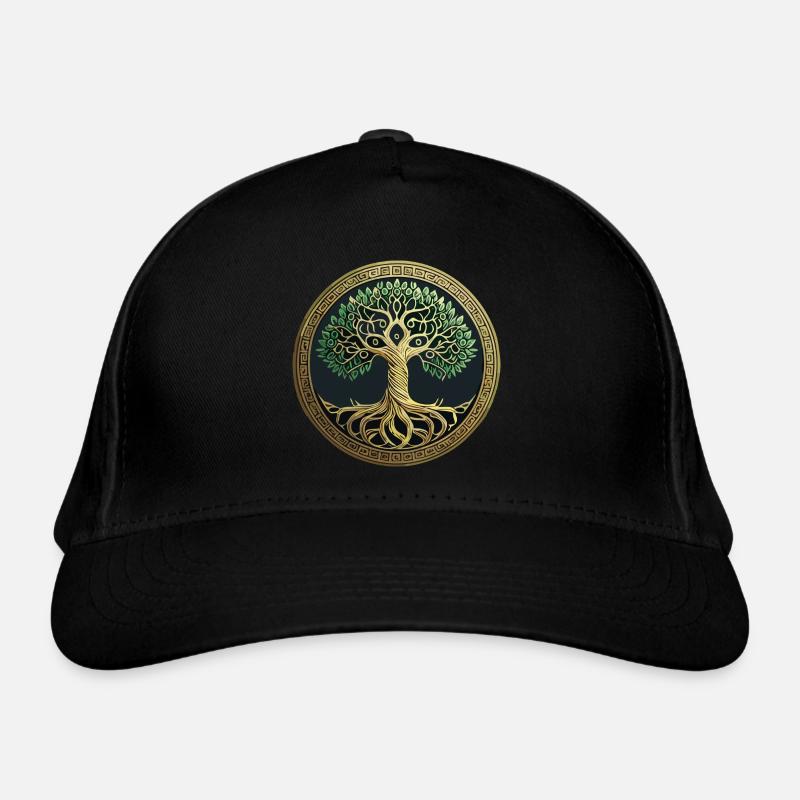 Arbre de Vie Viking Midgard Thor Valhalla Casquette classique bio