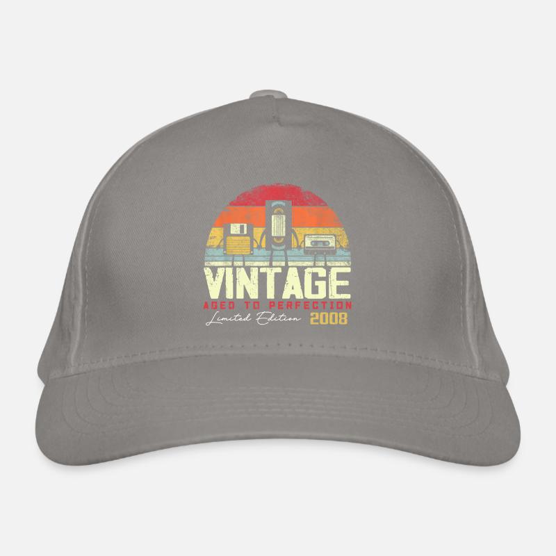 Cadeau Millésime 2008 Casquette classique bio