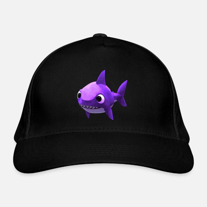 Bébé requin rose - Mignon et élégant Casquette classique bio
