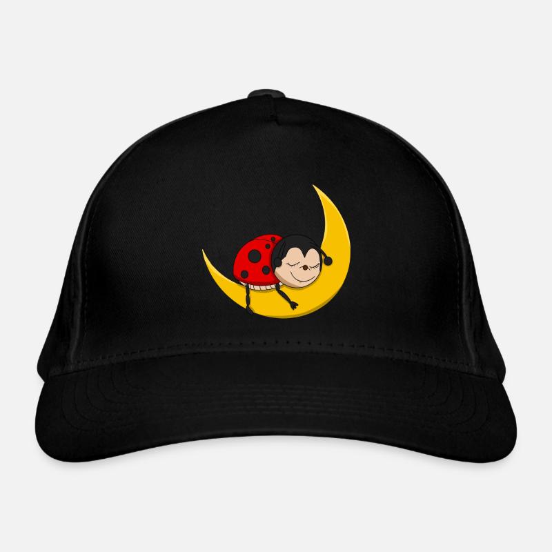 Marienkäfer - Gute Nacht Bio-Baseballkappe
