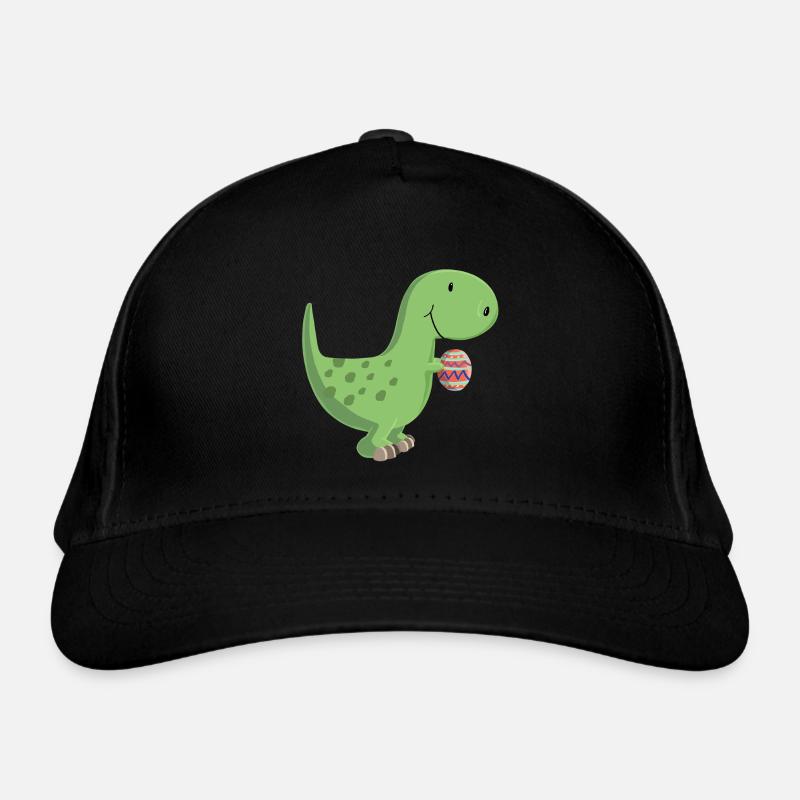 Dino with egg Organic Baseball Cap