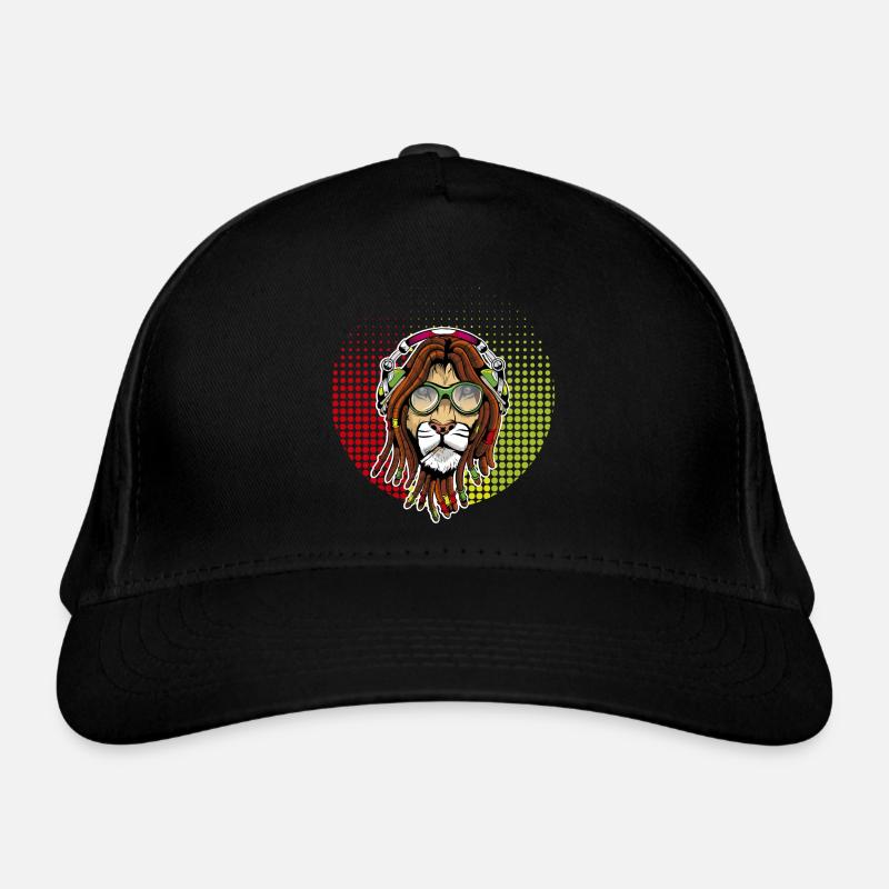 Rastafari Löwe Bio-Baseballkappe