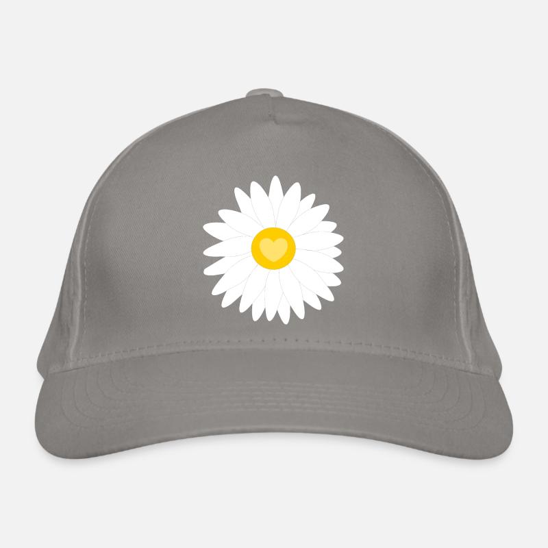 Blume weiß weiße Blumen Geschenk Muttertag Mutter Bio-Baseballkappe