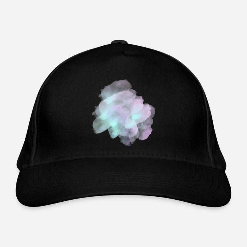 splash bunt farbe muster aufdruck comic style Bio-Baseballkappe