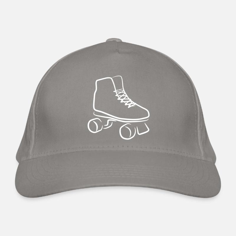 Roller Skates Drawing Organic Baseball Cap