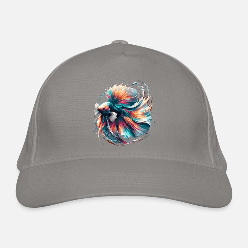 Betta Splendens Lumineux, Coloré Casquette classique bio